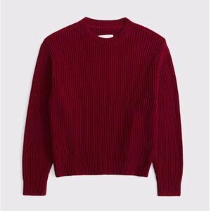 Boys Plated stitch crew sweater | Abercrombie & Fitch